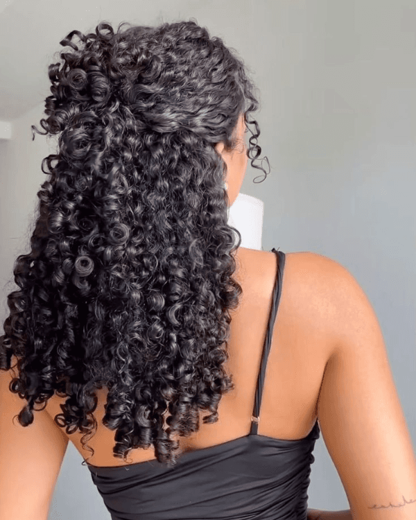 Achieve voluminous, bouncy curls with Raw Indian Temple Hair U-Tip Deep Curly Extensions