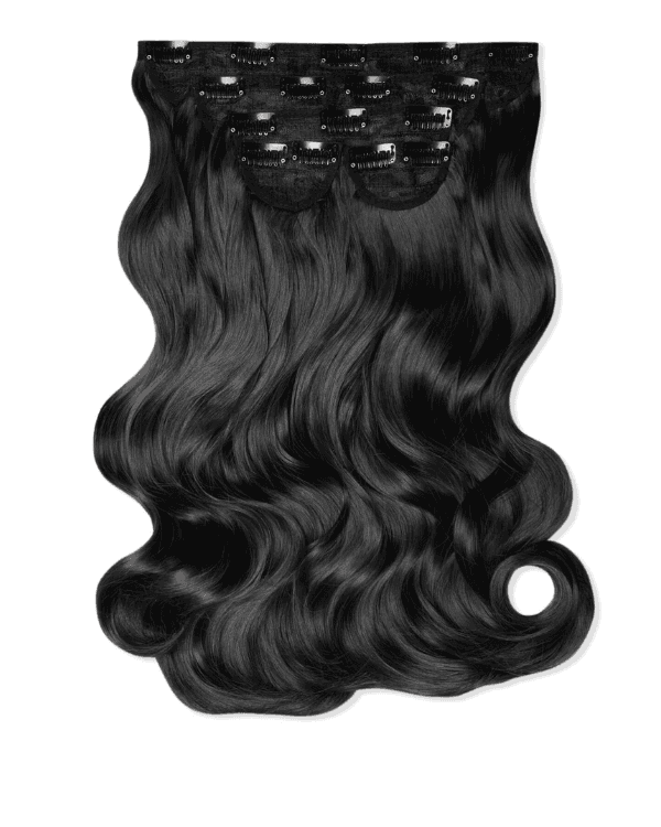 5 PCS Set Premium Natural Wavy Clip-In Hair Extensions | 100% Virgin Indian Hair | 100g– Bella Hararo