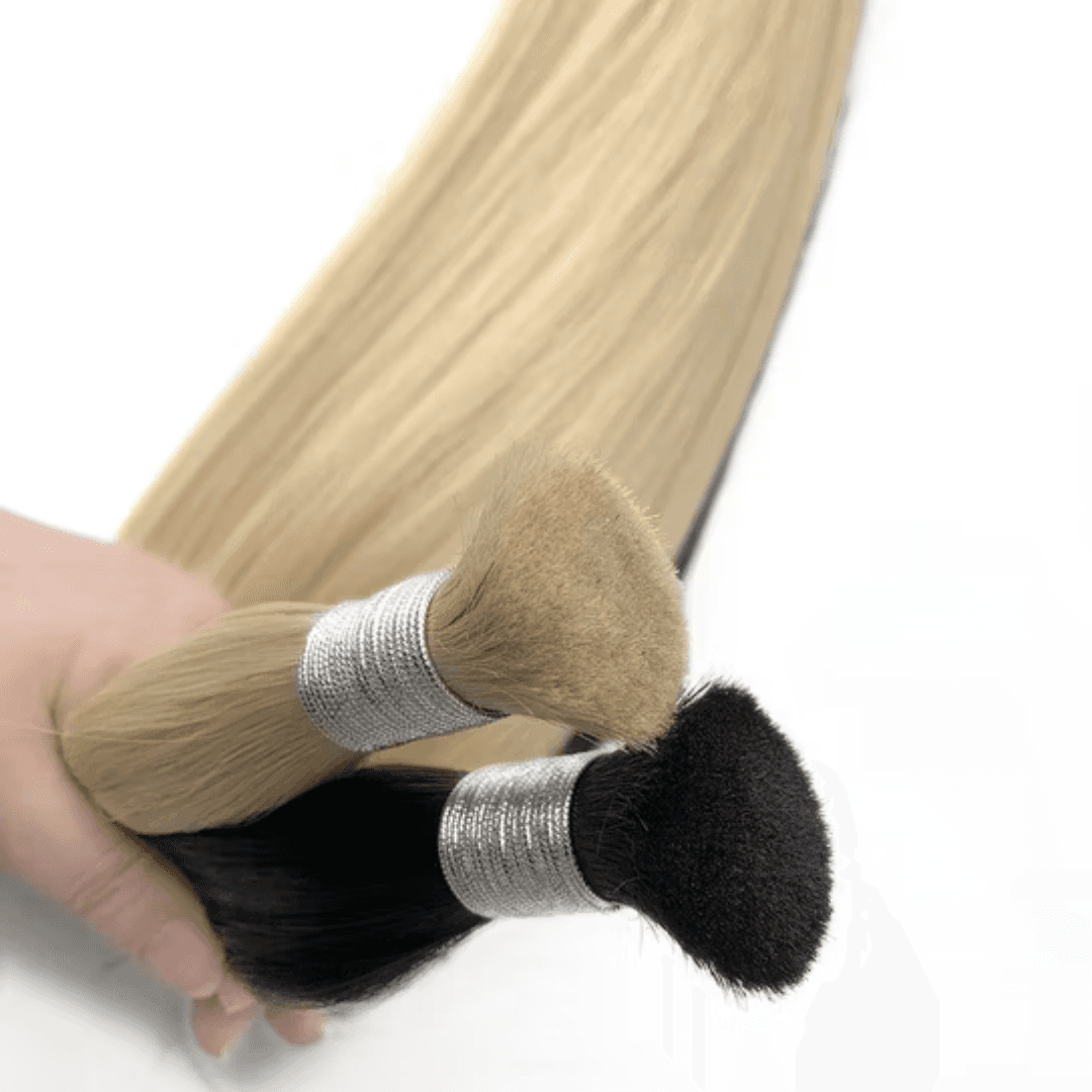 Indian Remy Hair Bulk Double Drawn