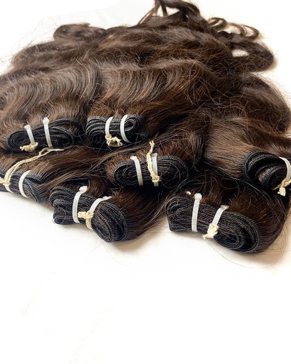 10 Bundles Deal – Wavy Raw Indian Temple Human Hair | Bella Hararo