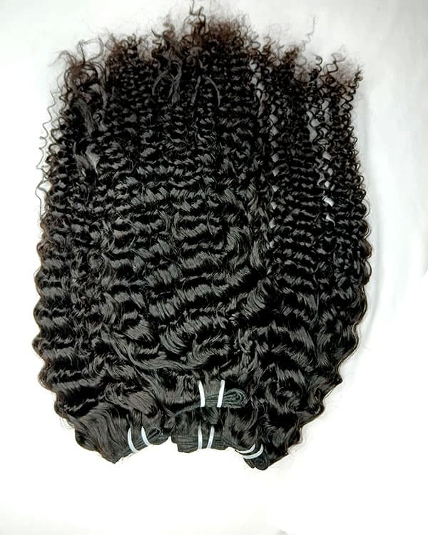4 Bundles Deal – Kinky curly Raw Indian Temple Human Hair | Bella Hararo