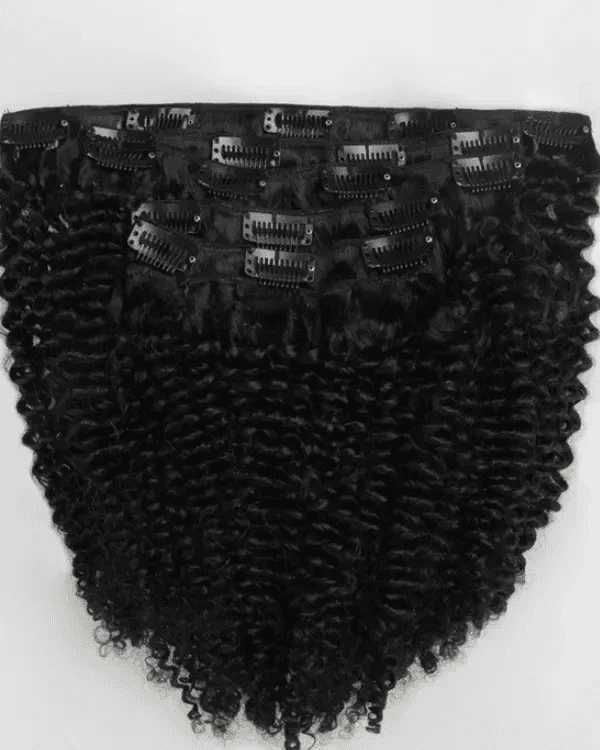 Indian Remy Hair 5 PCS Set Premium Curly Clip-In Hair Extensions | Single Drawn  | 100%  Indian Hair | 100g – Bella Hararo