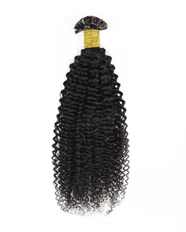 Raw Indian Temple Hair U-Tip Kinky Curly | 100% Virgin Indian Hair  | 100g– Bella Hararo