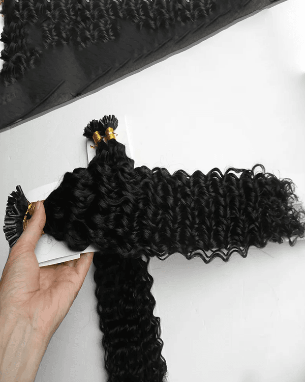 Indian Remy Hair U-Tip Kinky Curly | Single Drawn | 100%  Indian Hair | 100g – Bella Hararo