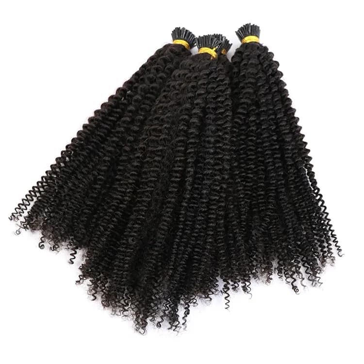 Enhance your hair with Bella Hararo’s Indian Remy I-Tip Wavy Hair Extensions