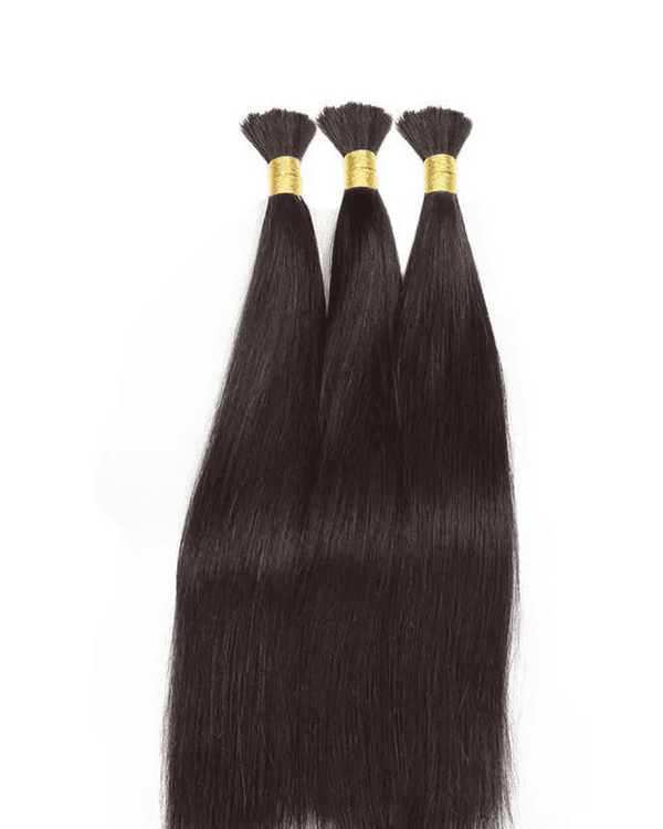 Get sleek, silky, and naturally flowing hair with Bella Hararo’s Indian Remy Hair Bulk Straight Extensions
