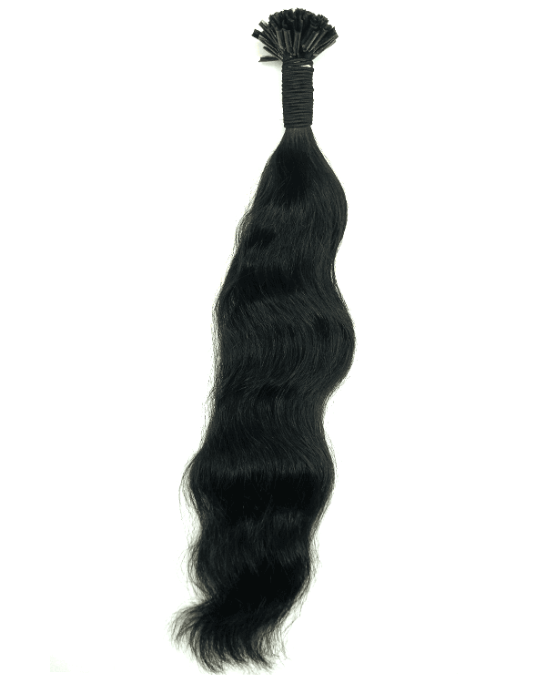 Raw Indian Temple Hair U-Tip Natural wavy | 100% Virgin Indian Hair | 100g– Bella Hararo