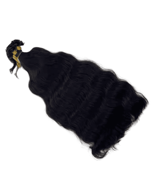 Achieve effortless waves and luxurious volume with Bella Hararo’s Indian Remy Flat-Tip Wavy Hair Extensions
