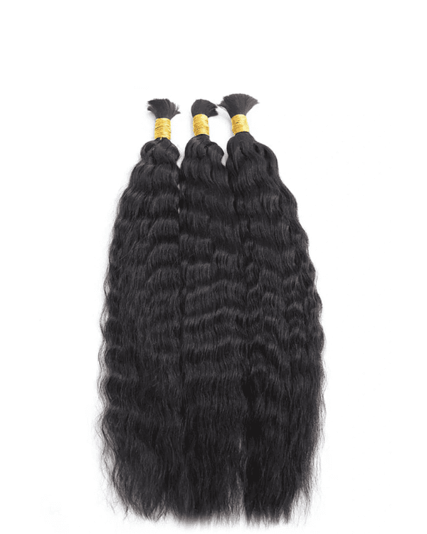 Indian Remy Hair Bulk Wavy | Double Drawn | 100% Remy Hair | 100g – Bella Hararo