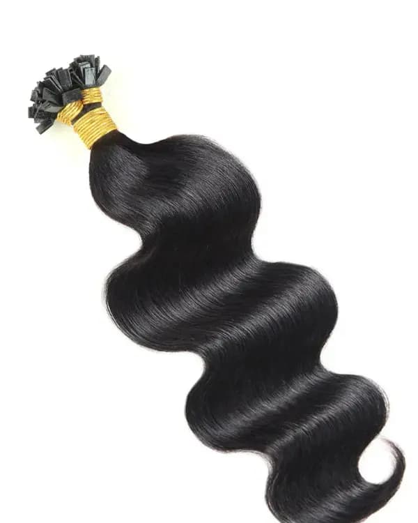 Raw Indian Temple Hair Flat-Tip Body wave | 100% Virgin Indian Hair | 100g– Bella Hararo