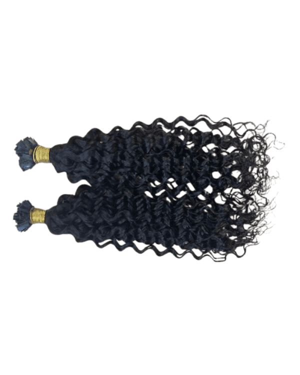 Experience soft, bouncy curls with Bella Hararo’s Raw Indian Temple Hair Flat-Tip Loose Curly Extensions