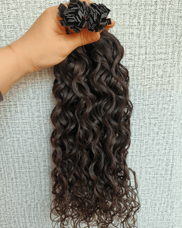 Indian Remy Hair FLAT-Tip loose Curly | Single Drawn | 100%  Indian Hair | 100g – Bella Hararo
