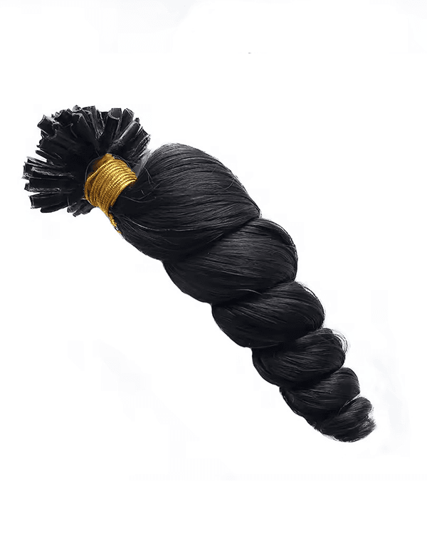 Elevate your hair transformation with Bella Hararo’s Raw Indian Temple Hair – U-Tip Round Wave