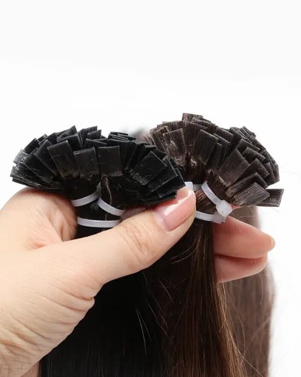 Enhance your natural curls with Bella Hararo’s Indian Remy Hair FLAT-Tip Indian Curly Extensions
