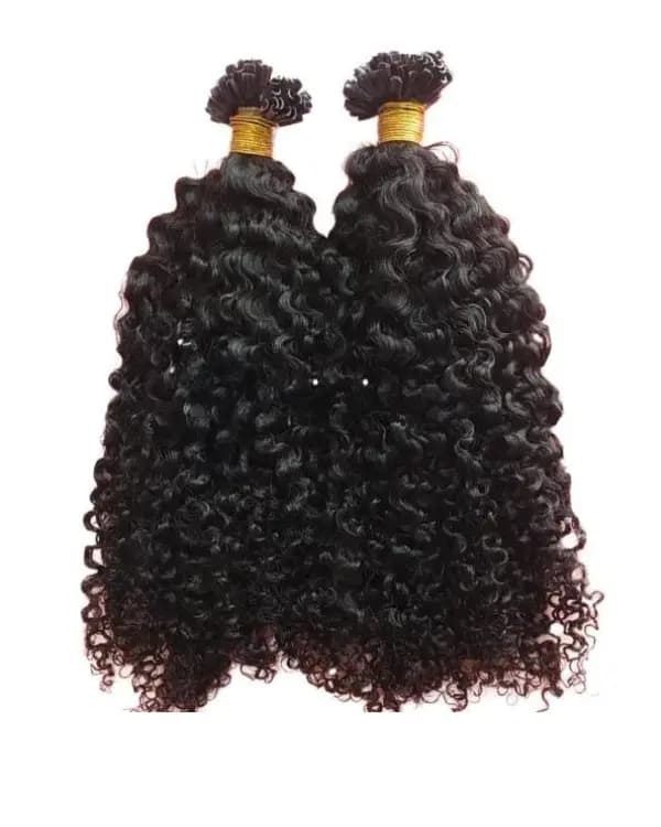 Raw Indian Temple Hair U-Tip Indian Curly | 100% Virgin Indian Hair  | 100g– Bella Hararo
