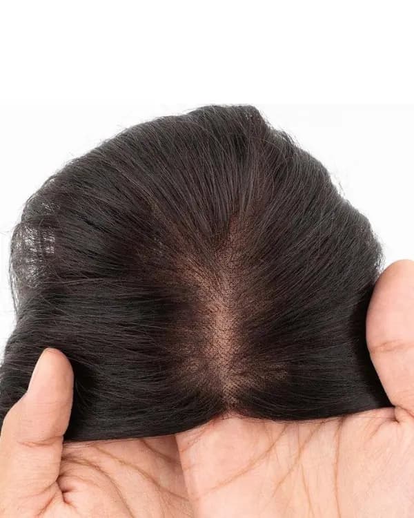 Instantly add volume and coverage with Bella Hararo’s 4"x4" Hair Topper Extension! Made from 100% natural human hair, this lightweight, breathable topper provides a realistic scalp effect and a comfortable fit, making it perfect for thinning hair or added volume
