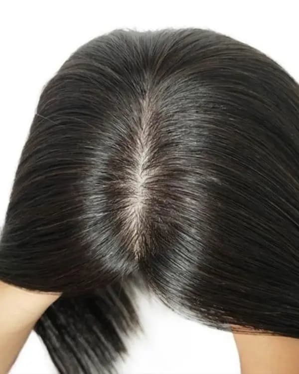 6"x6" Hair Topper Extension | Natural Coverage & Instant Volume | 100% Virgin Indian Hair – Bella Hararo