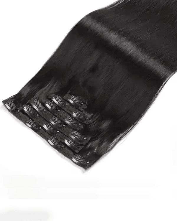Indian Remy Hair 6 PCS Set Premium Straight Clip-In Hair Extensions  | Single Drawn | 100%  Indian Hair | 100g – Bella Hararo