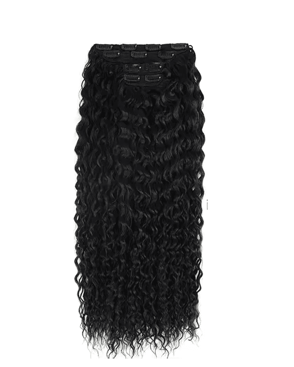 Indian Remy Hair 4 PCS Set Premium Curly Clip-In Hair Extensions  | Single Drawn | 100%  Indian Hair | 100g – Bella Hararo