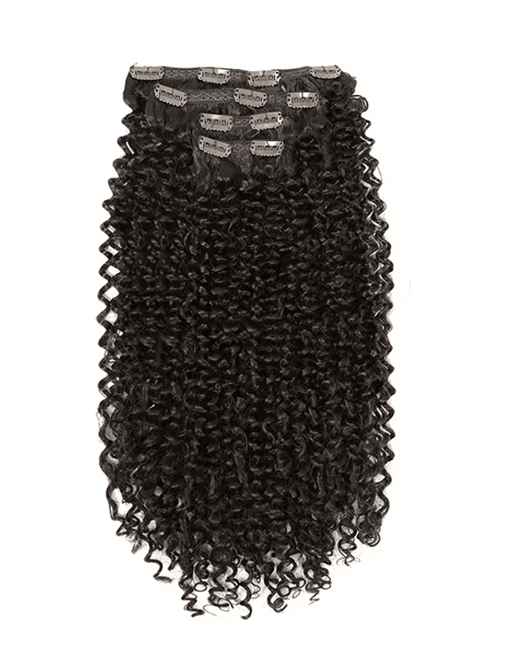 Indian Remy Hair 4 PCS Set Premium  Curly Clip-In Hair Extensions | Double Drawn | 100%  Indian Hair | 100g – Bella Hararo