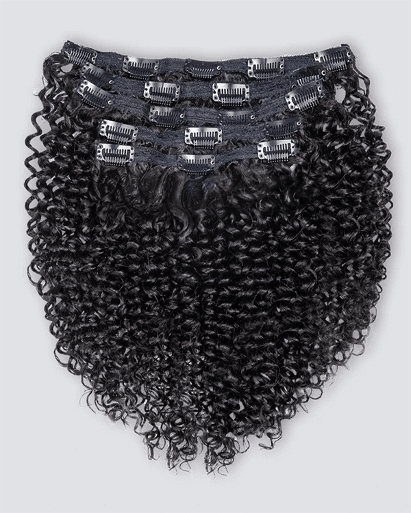 Indian Remy Hair 5 PCS Set Premium  Curly Clip-In Hair Extensions | Double Drawn | 100%  Indian Hair | 100g – Bella Hararo