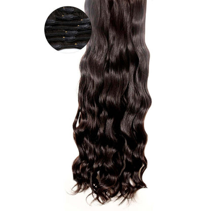 Bella Hararo 7 Pieces Set Clip-In Hair Extension (7 Pieces) Natural Wave