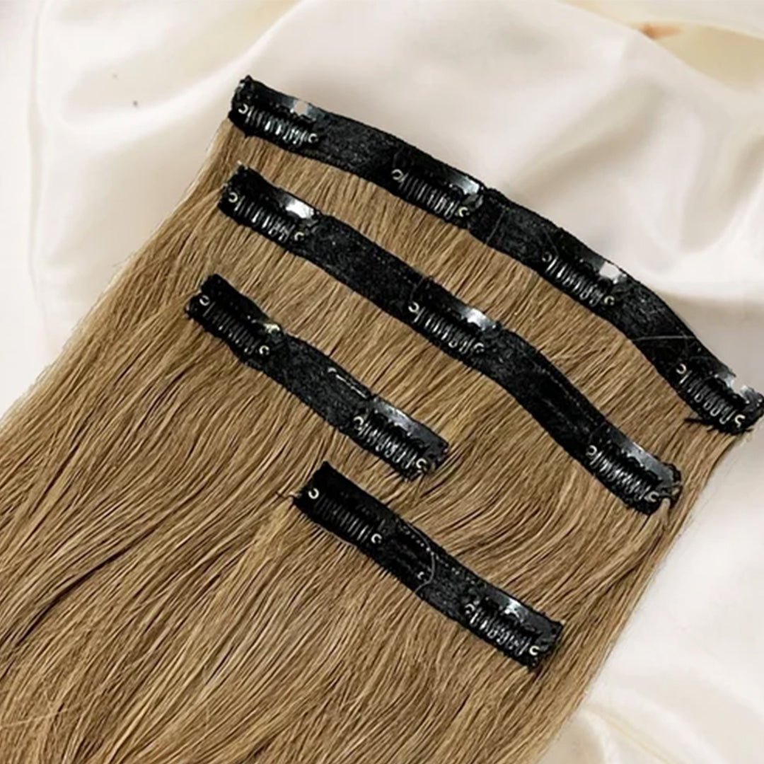 Bella Hararo 4 Pieces Set Clip-In Hair Extension (4 Pieces) Natural Wave