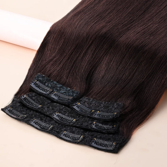 Bella Hararo 4 Pieces Set Clip-In Hair Extension (4 Pieces) Straight Hair (140grm)