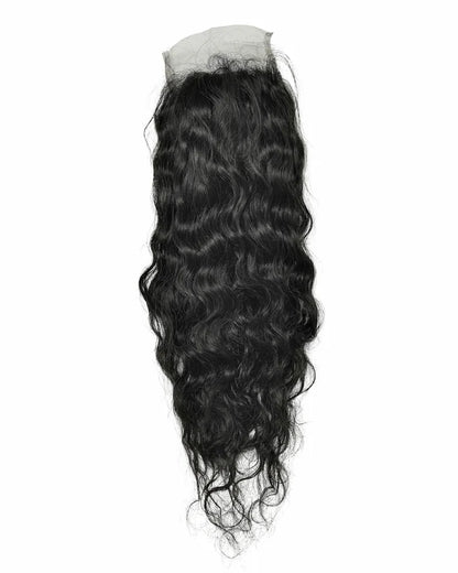 Closure Indian Curly Human Hair Extensions (5x5)