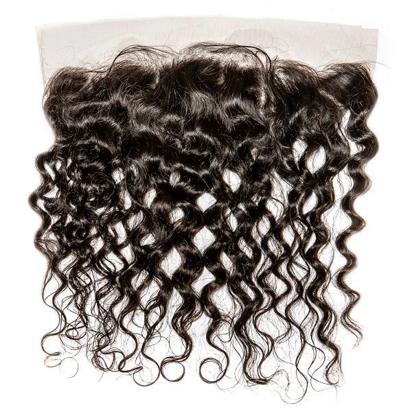 Frontal Indian Curly Human Hair Extensions (13x6)