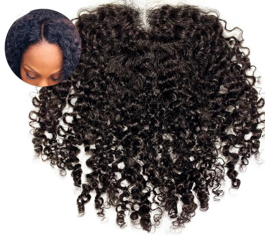 Frontal Kinky Curly Human Hair Extensions (13x6)