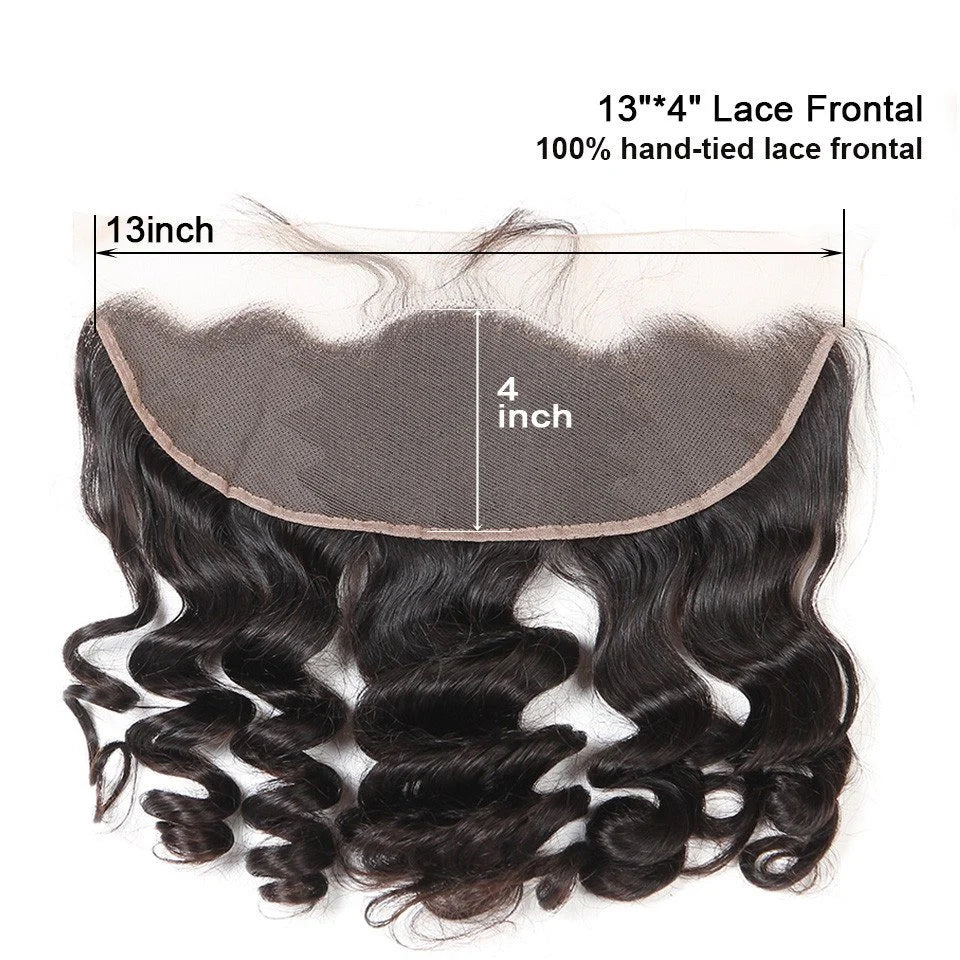 Frontal Loose Wave Human Hair Extensions (13x4)