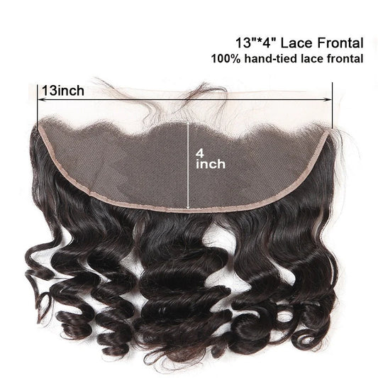 Frontal Loose Wave Human Hair Extensions (13x4)