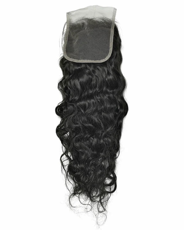 Closure Indian Curly Human Hair Extensions (5x5)