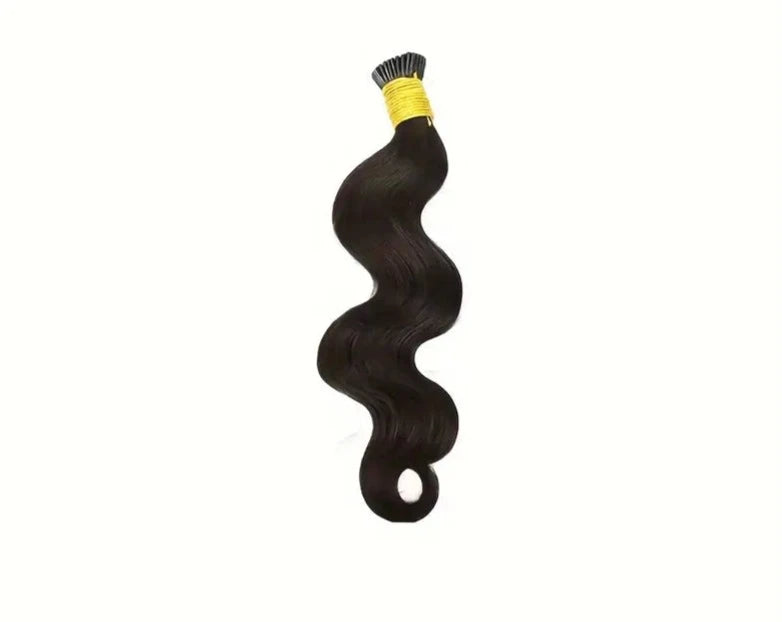 Keratin I-Tip Body Wave Human Hair Extensions