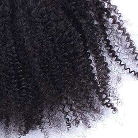 Frontal Afro Curly Human Hair Extensions (13x4)