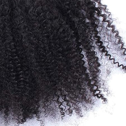 Frontal Afro Curly Human Hair Extensions (13x6)