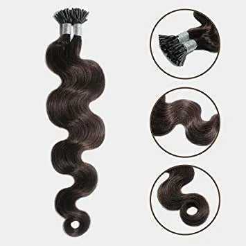 Keratin I-Tip Natural Wave Human Hair Extensions