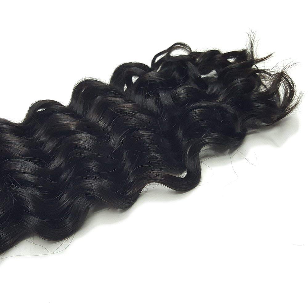 Bulk Deep Curly Human Hair Extensions