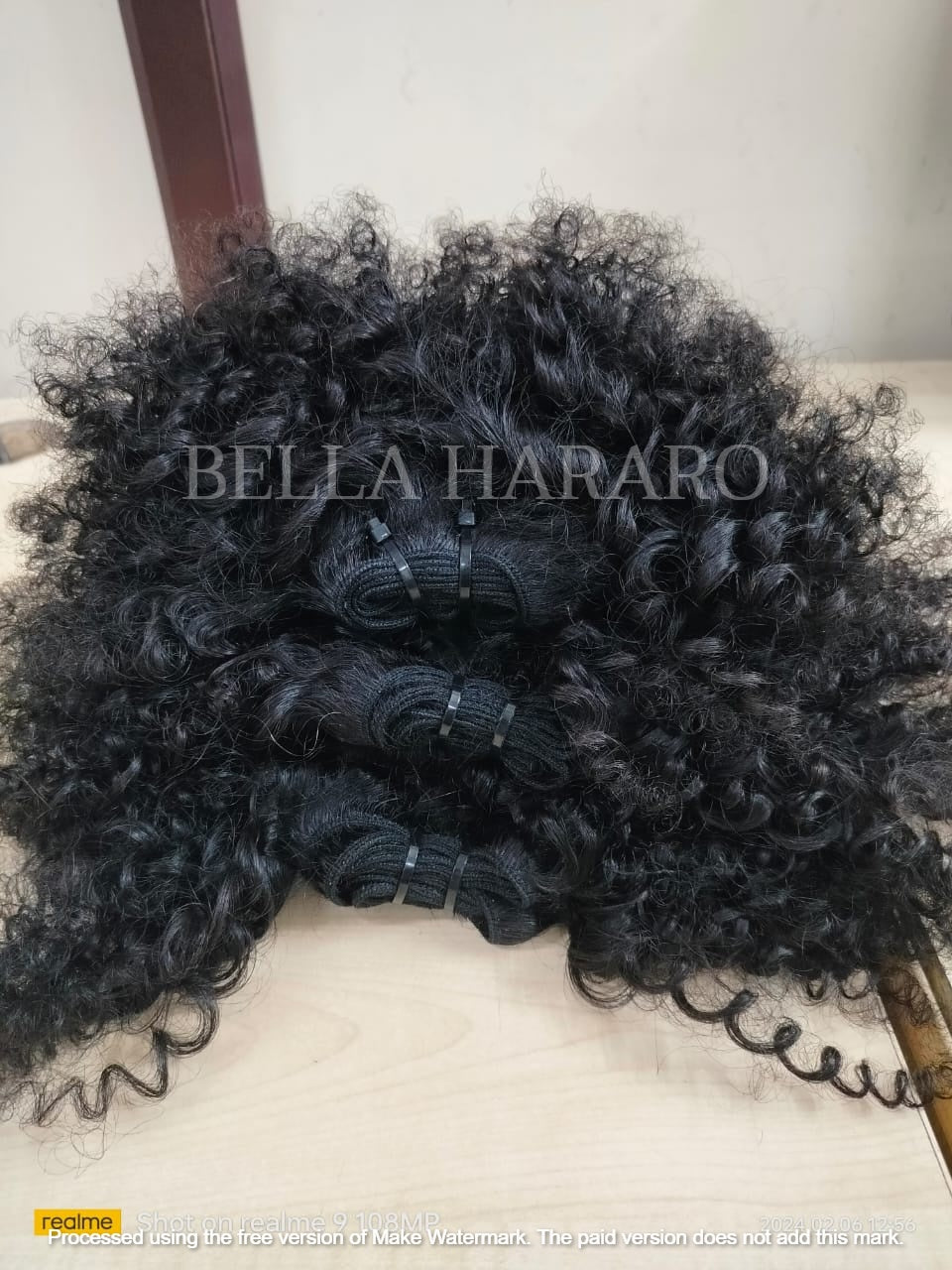 3 Bundles Deal Weft Single Drawn Afro Curly Human Hair In Natural Color (Pack Of 3 Bundles)