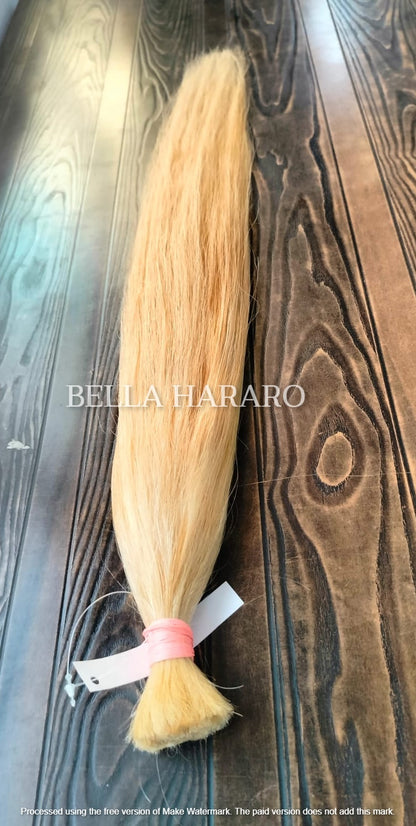 Straight Raw Unprocessed Temple Bulk Hair In #27 Color (Pack Of 1)