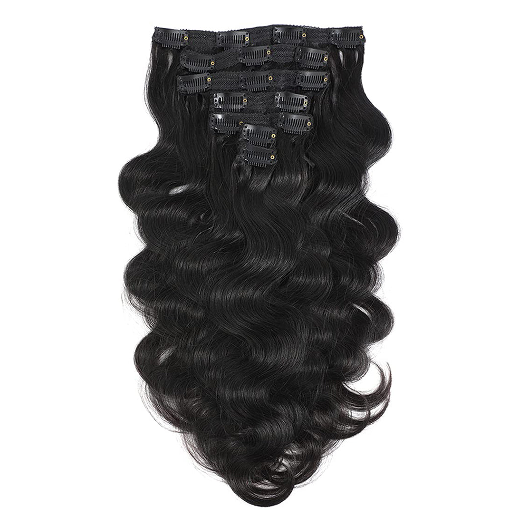 Bella Hararo 7 Pieces Set Clip-In Hair Extension (7 Pieces) Body Wave