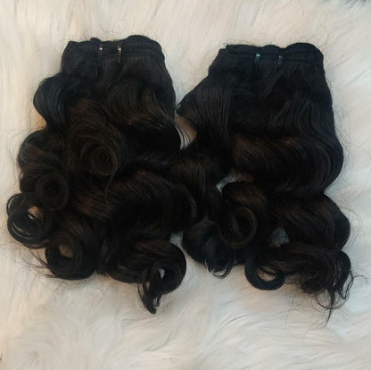 3 Bundles Deal Unprocessed Temple Deep Curly Hair In Natural Color (Pack Of 3)