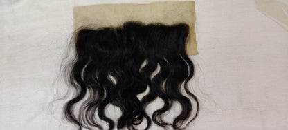 3 Bundle Deal Bodywave Hair With Frontal Unprocessed Raw Indian Temple Hair In Natural Color (Pack Of 3)