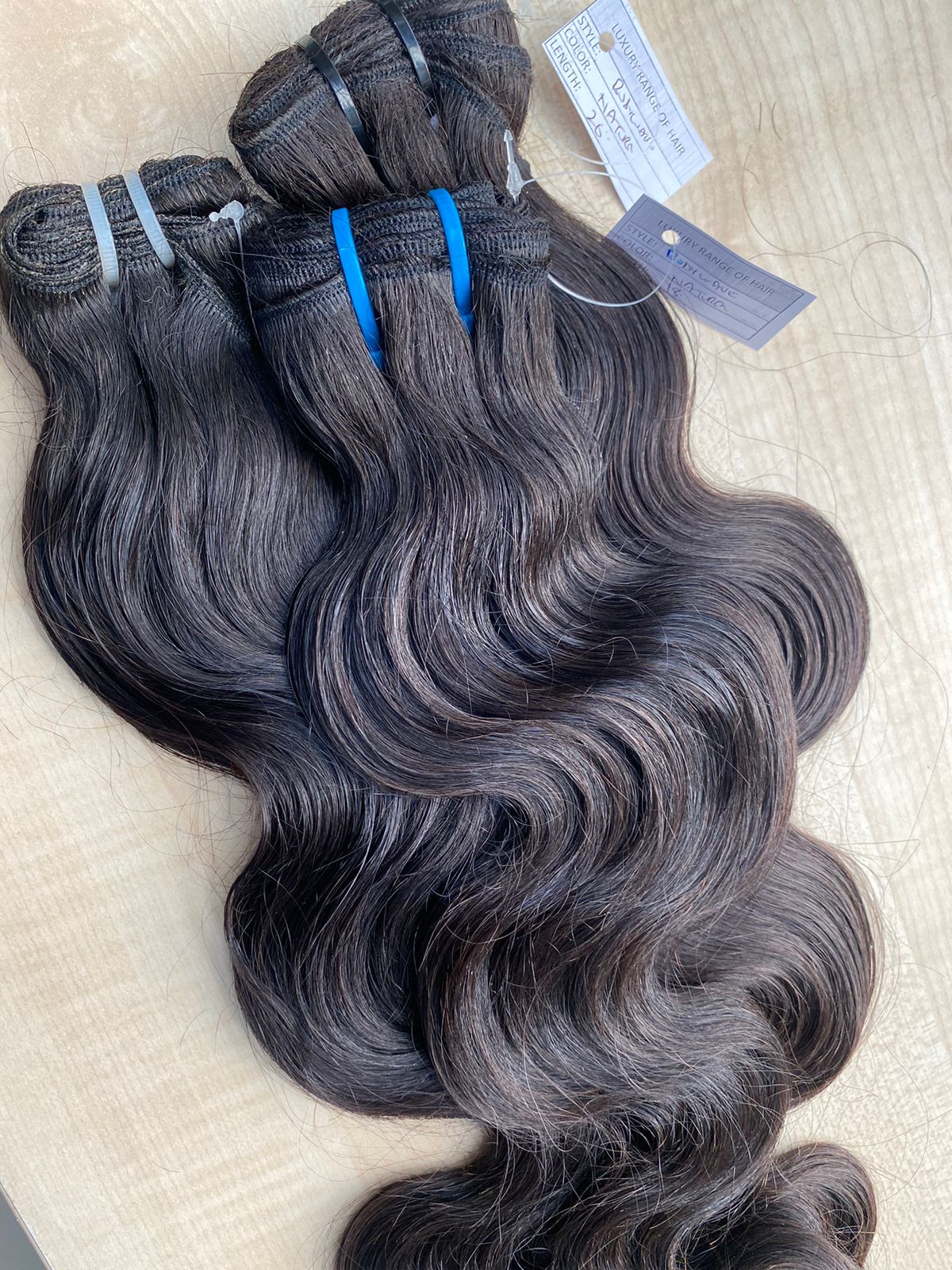 3 Bundle Deal Bodywave Hair With Frontal Unprocessed Raw Indian Temple Hair In Natural Color (Pack Of 3)