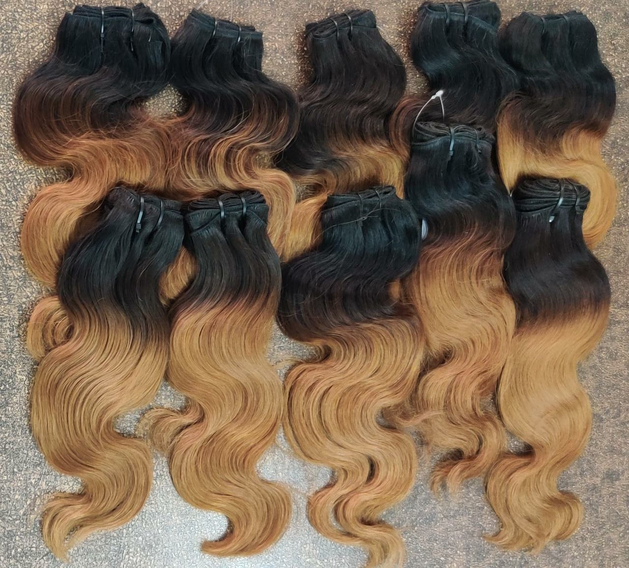 3 Bundle Deal Unprocessed Raw Indian Temple Hair In Body Wave Human Hair (Pack Of 3)