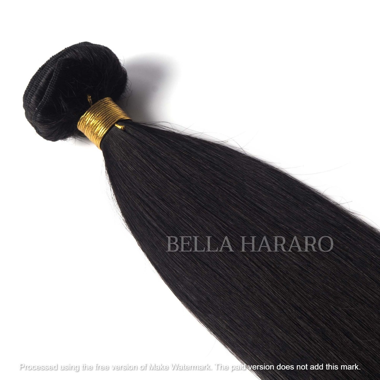 Straight Single Drawn Human Hair In Natural Color (Pack Of 1 Bundle)