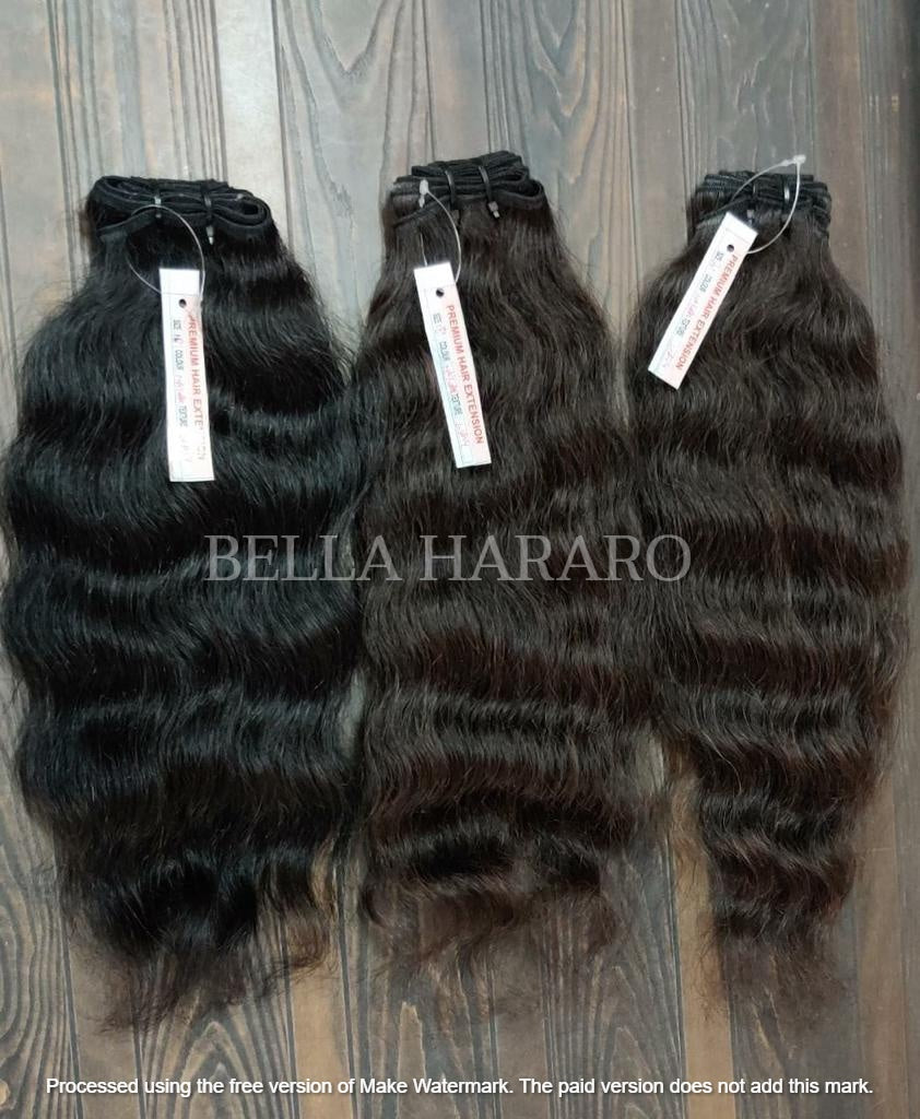 3 Bundle Deal Single Drawn Raw Curly Hair In Natural Color( Pack Of 3 Bundle)